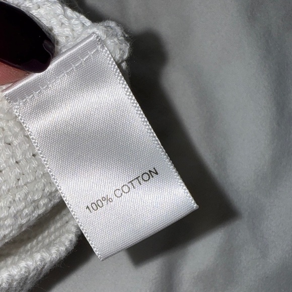 Lilly Pulitzer White Cotton V-Neck Sweater | Size S | Preppy Tennis Chic 🤍✨ - Picture 6 of 6